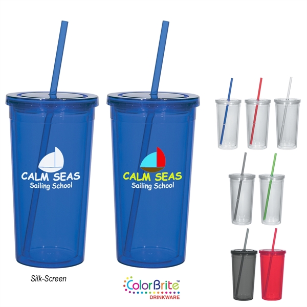 24 Oz. Newport Acrylic Tumbler - 24 Oz. Newport Acrylic Tumbler - Image 0 of 9