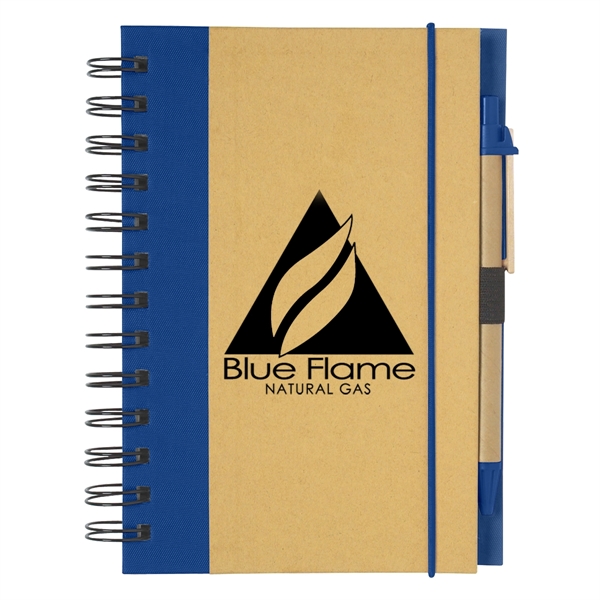 Eco-Inspired Spiral Notebook & Pen - Eco-Inspired Spiral Notebook & Pen - Image 12 of 21