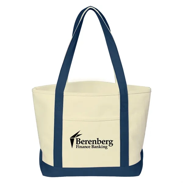 Heavy Cotton Canvas Boat Tote Bag - Heavy Cotton Canvas Boat Tote Bag - Image 14 of 28