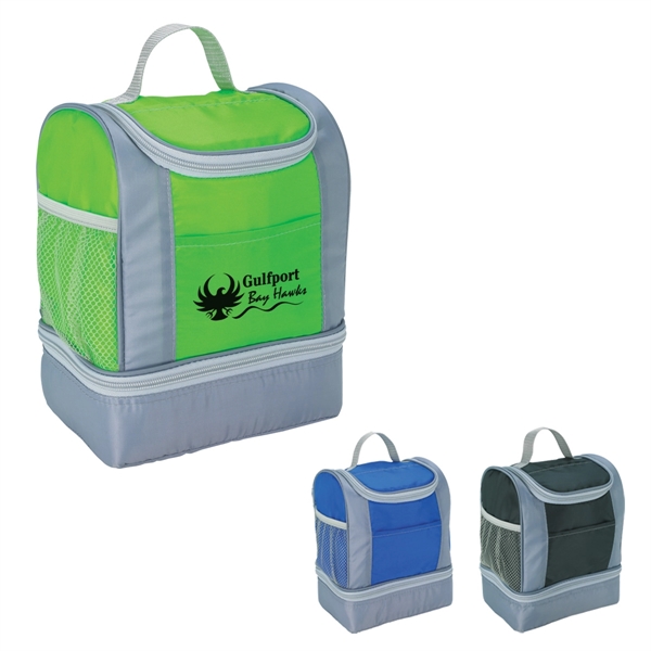 Two-Tone Cooler Lunch Bag - Two-Tone Cooler Lunch Bag - Image 0 of 9