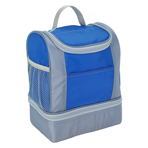 Two-Tone Cooler Lunch Bag - Two-Tone Cooler Lunch Bag - Image 9 of 9