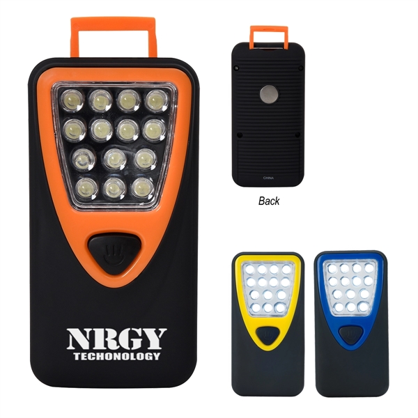 Rubberized Working Light With Heavy Duty Magnet - Rubberized Working Light With Heavy Duty Magnet - Image 0 of 9