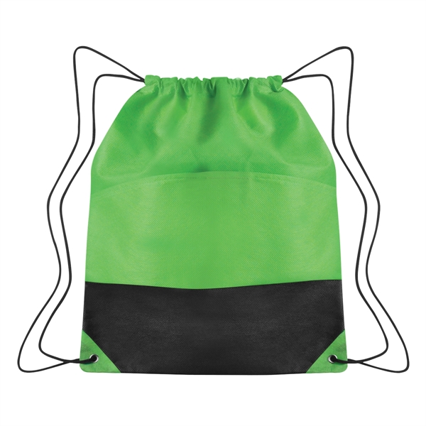 Non-Woven Two-Tone Drawstring Sports Pack - Non-Woven Two-Tone Drawstring Sports Pack - Image 9 of 12