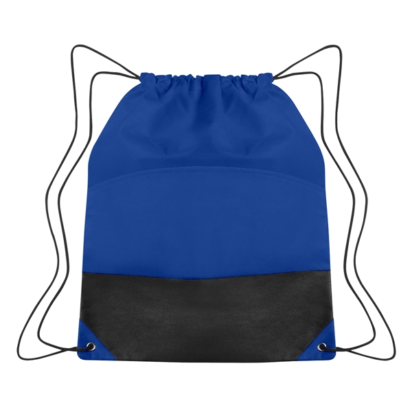 Non-Woven Two-Tone Drawstring Sports Pack - Non-Woven Two-Tone Drawstring Sports Pack - Image 12 of 12