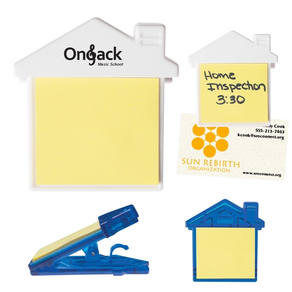 House Clip With Sticky Notes - House Clip With Sticky Notes - Image 0 of 5