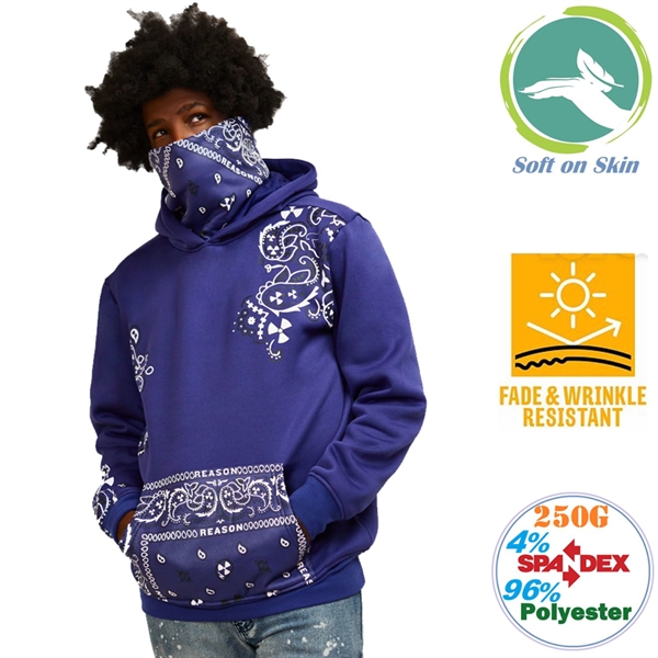 Men's 250 GSM Comfort Fleece Pullover Hoodies W/ Safety Face - Men's 250 GSM Comfort Fleece Pullover Hoodies W/ Safety Face - Image 0 of 0