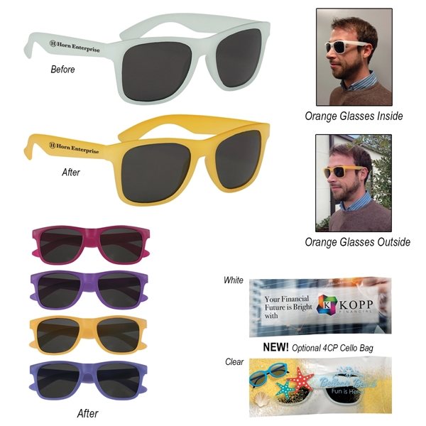 Color Changing Malibu Sunglasses - Color Changing Malibu Sunglasses - Image 0 of 36