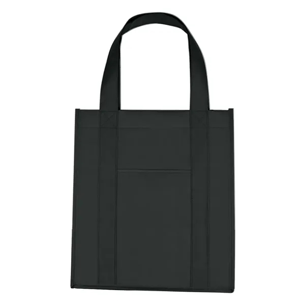 Matte Laminated Non-Woven Shopper Tote Bag - Matte Laminated Non-Woven Shopper Tote Bag - Image 4 of 16