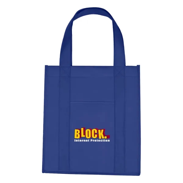 Matte Laminated Non-Woven Shopper Tote Bag - Matte Laminated Non-Woven Shopper Tote Bag - Image 15 of 16