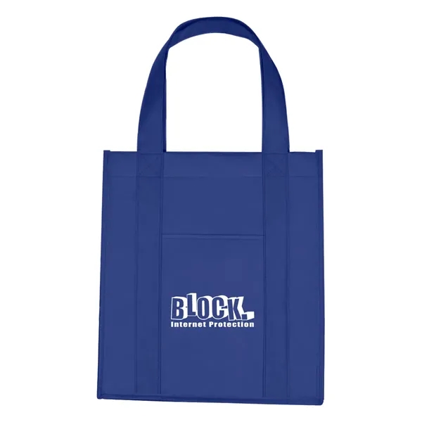 Matte Laminated Non-Woven Shopper Tote Bag - Matte Laminated Non-Woven Shopper Tote Bag - Image 16 of 16