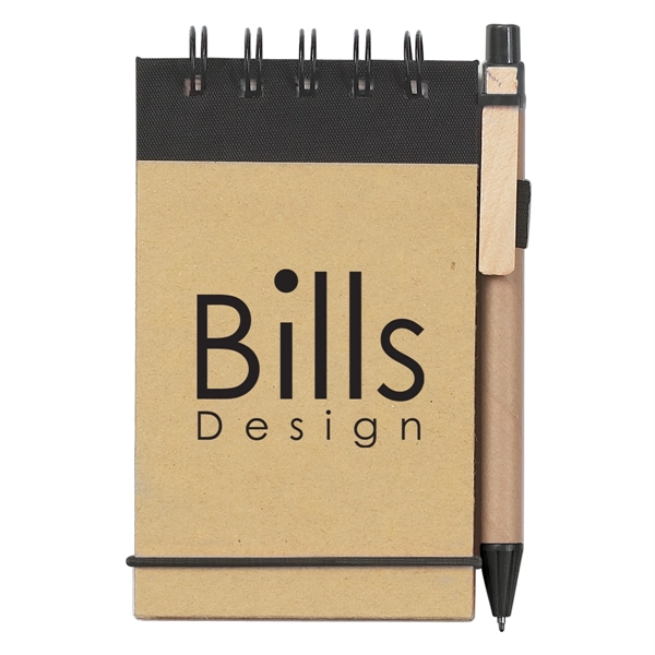 Eco-Inspired Spiral Jotter & Pen - Eco-Inspired Spiral Jotter & Pen - Image 4 of 12