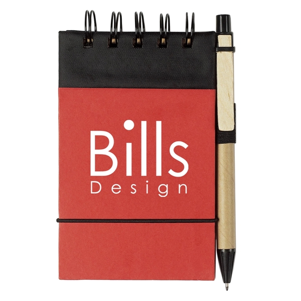 Eco-Inspired Spiral Jotter & Pen - Eco-Inspired Spiral Jotter & Pen - Image 11 of 12