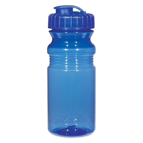 20 Oz. Poly-Clear Fitness Bottle With Super Sipper Lid - 20 Oz. Poly-Clear Fitness Bottle With Super Sipper Lid - Image 1 of 15