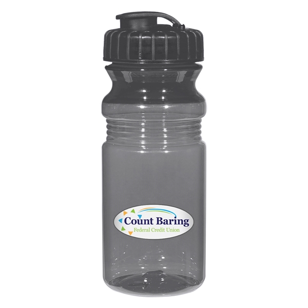 20 Oz. Poly-Clear Fitness Bottle With Super Sipper Lid - 20 Oz. Poly-Clear Fitness Bottle With Super Sipper Lid - Image 6 of 15