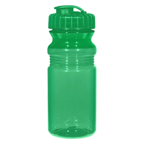 20 Oz. Poly-Clear Fitness Bottle With Super Sipper Lid - 20 Oz. Poly-Clear Fitness Bottle With Super Sipper Lid - Image 7 of 15