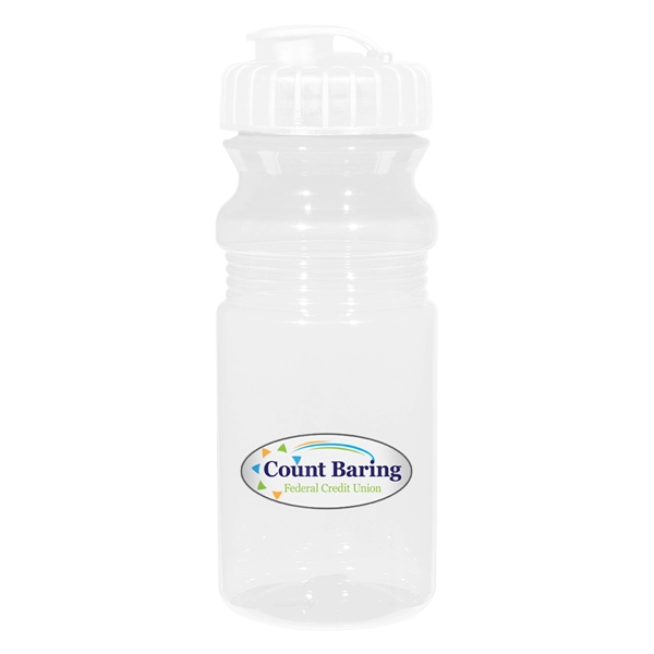 20 Oz. Poly-Clear Fitness Bottle With Super Sipper Lid - 20 Oz. Poly-Clear Fitness Bottle With Super Sipper Lid - Image 13 of 15