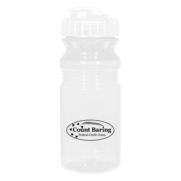 20 Oz. Poly-Clear Fitness Bottle With Super Sipper Lid - 20 Oz. Poly-Clear Fitness Bottle With Super Sipper Lid - Image 14 of 15