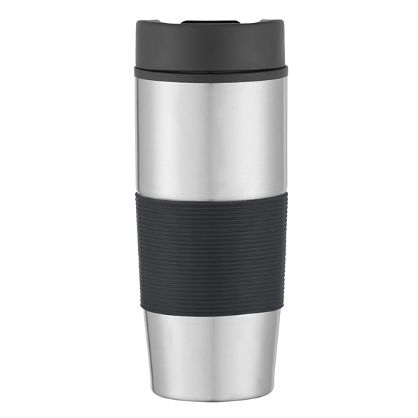 18 Oz. Gripper Stainless Steel Tumbler - 18 Oz. Gripper Stainless Steel Tumbler - Image 2 of 8