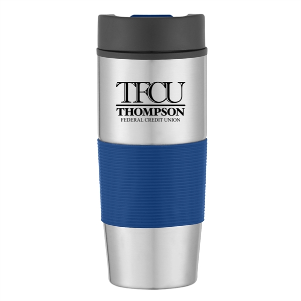 18 Oz. Gripper Stainless Steel Tumbler - 18 Oz. Gripper Stainless Steel Tumbler - Image 3 of 8