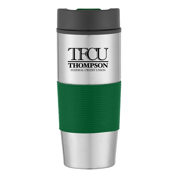 18 Oz. Gripper Stainless Steel Tumbler - 18 Oz. Gripper Stainless Steel Tumbler - Image 5 of 8