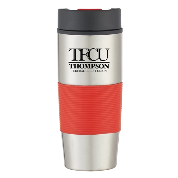 18 Oz. Gripper Stainless Steel Tumbler - 18 Oz. Gripper Stainless Steel Tumbler - Image 7 of 8
