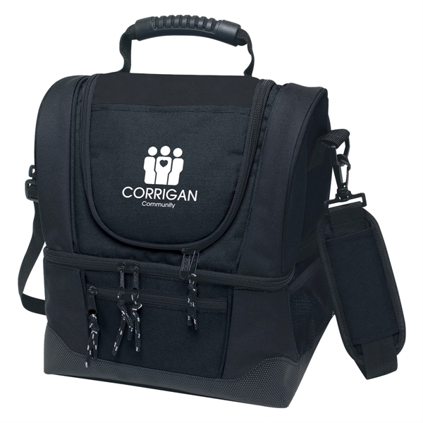Dual Compartment Cooler Bag - Dual Compartment Cooler Bag - Image 1 of 10