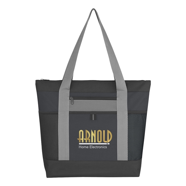 Tri-Color Tote Bag - Tri-Color Tote Bag - Image 1 of 12