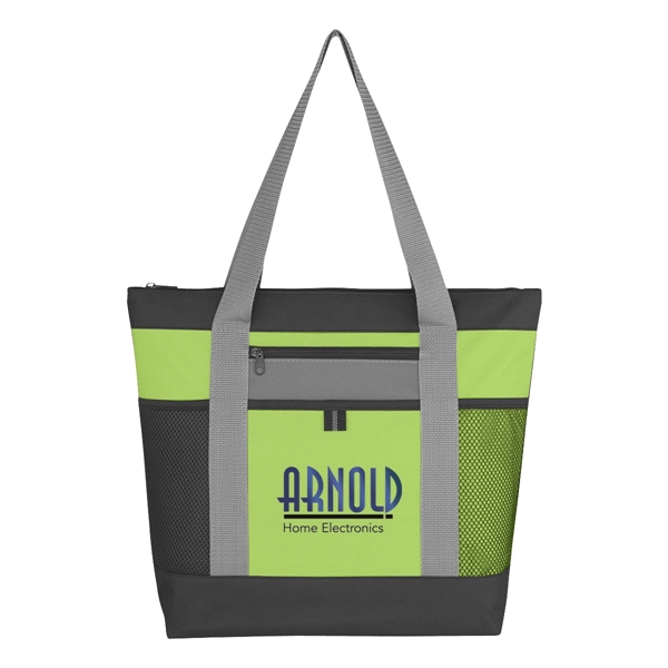 Tri-Color Tote Bag - Tri-Color Tote Bag - Image 5 of 12
