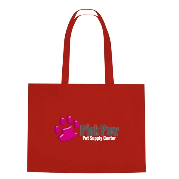 Non-Woven Shopper Tote Bag With Hook And Loop Closure - Non-Woven Shopper Tote Bag With Hook And Loop Closure - Image 8 of 22