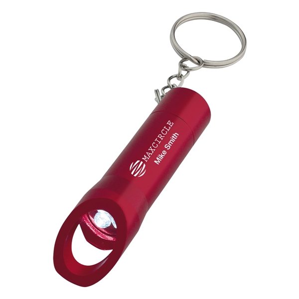 Aluminum LED Flashlight With Bottle Opener - Aluminum LED Flashlight With Bottle Opener - Image 5 of 6