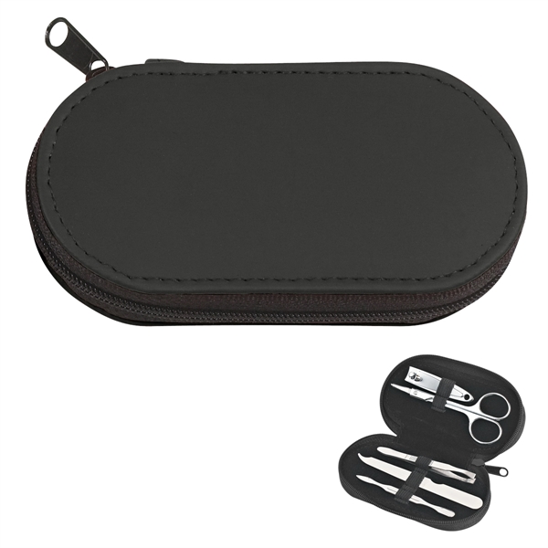 5-Piece Leather Look Manicure Set - 5-Piece Leather Look Manicure Set - Image 1 of 7