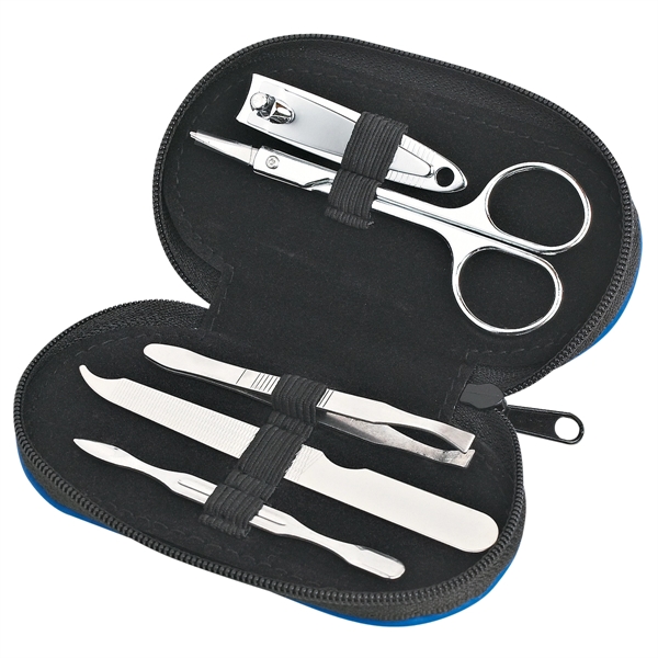 5-Piece Leather Look Manicure Set - 5-Piece Leather Look Manicure Set - Image 6 of 7
