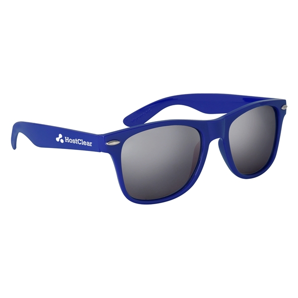 Silver Mirrored Malibu Sunglasses - Silver Mirrored Malibu Sunglasses - Image 3 of 14