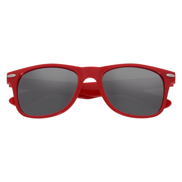 Silver Mirrored Malibu Sunglasses - Silver Mirrored Malibu Sunglasses - Image 10 of 14