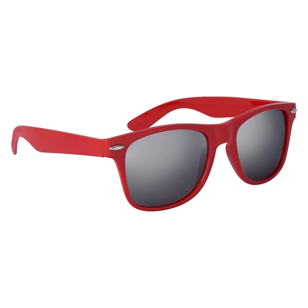 Silver Mirrored Malibu Sunglasses - Silver Mirrored Malibu Sunglasses - Image 11 of 14