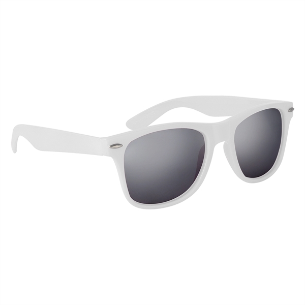 Silver Mirrored Malibu Sunglasses - Silver Mirrored Malibu Sunglasses - Image 14 of 14