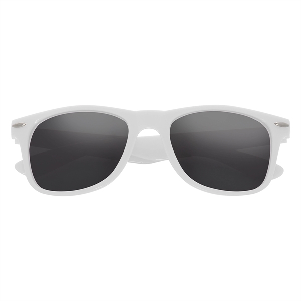 Silver Mirrored Malibu Sunglasses - Silver Mirrored Malibu Sunglasses - Image 13 of 14