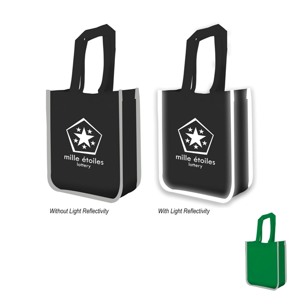 Reflective Shopper Reflective Non-Woven Lunch Tote Bag - Reflective Shopper Reflective Non-Woven Lunch Tote Bag - Image 0 of 10