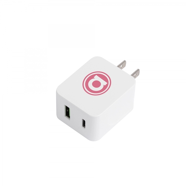 UL Listed 20W USB & Type-C Wall Adapter - UL Listed 20W USB & Type-C Wall Adapter - Image 3 of 3