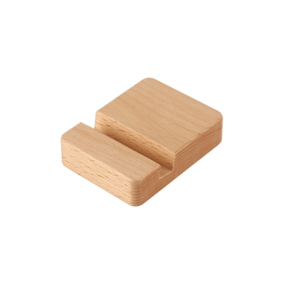 Portable Wooden Desk Cell Phone Holder Stand - Portable Wooden Desk Cell Phone Holder Stand - Image 2 of 2