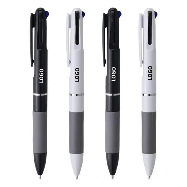 3 in 1 Retractable Ballpoint Pen - 3 in 1 Retractable Ballpoint Pen - Image 0 of 2