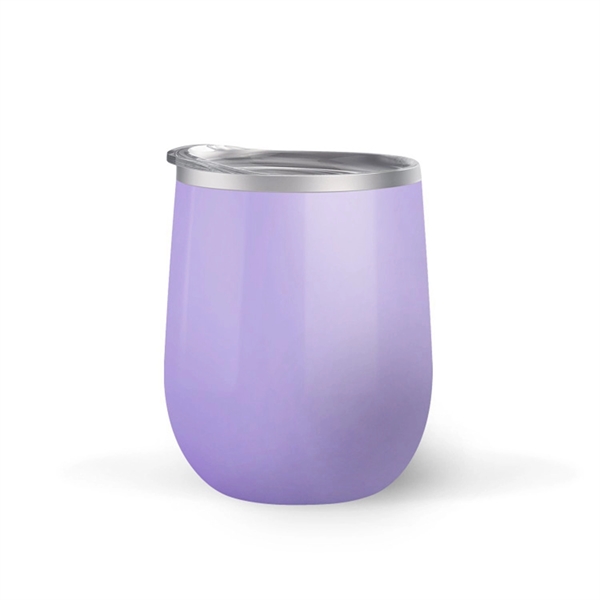 12oz Double Wall Eggshell Cup with Lid - 12oz Double Wall Eggshell Cup with Lid - Image 5 of 9