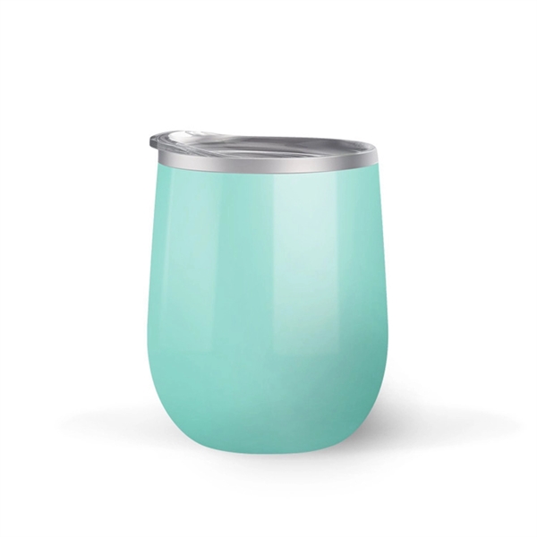 12oz Double Wall Eggshell Cup with Lid - 12oz Double Wall Eggshell Cup with Lid - Image 9 of 9