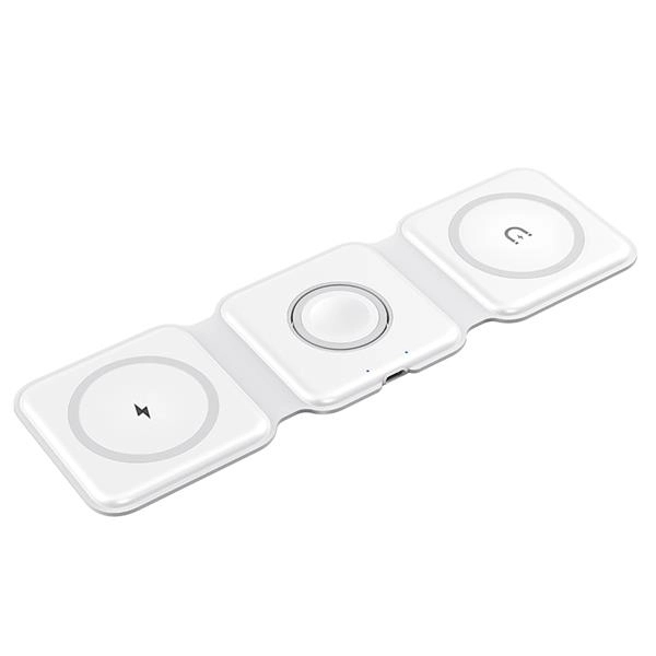 Magnetic Folding 3 in 1 Fast Wireless Charger - Magnetic Folding 3 in 1 Fast Wireless Charger - Image 6 of 8