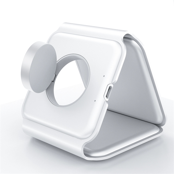 Magnetic Folding 3 in 1 Fast Wireless Charger - Magnetic Folding 3 in 1 Fast Wireless Charger - Image 8 of 8