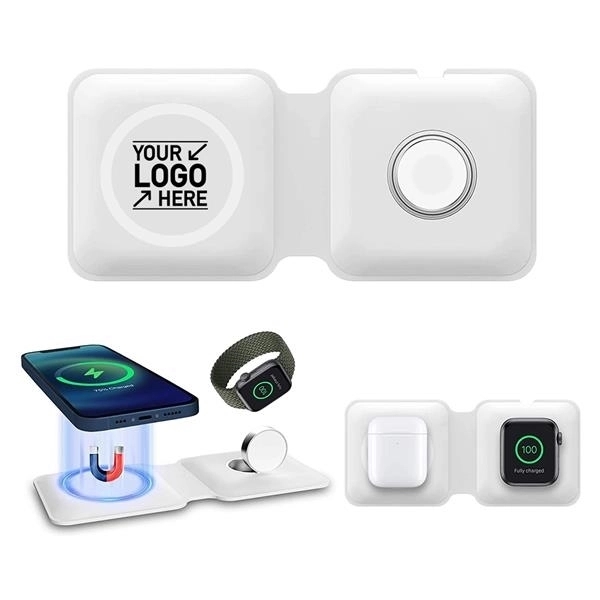 2 in 1 Magnetic Wireless Charger - 2 in 1 Magnetic Wireless Charger - Image 0 of 5