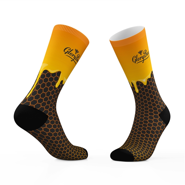 Sustainable Premium Crew Socks, 5-Day Turnaround - Sustainable Premium Crew Socks, 5-Day Turnaround - Image 1 of 4