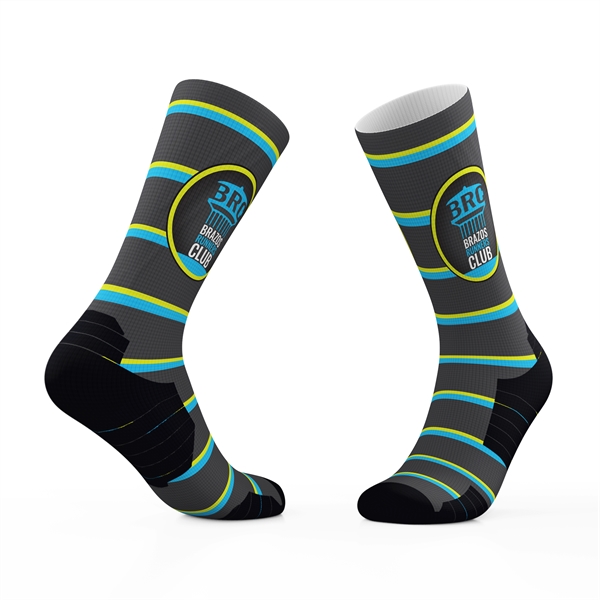 Athletic Sustainable Performance Crew Socks, DTG - Athletic Sustainable Performance Crew Socks, DTG - Image 1 of 5