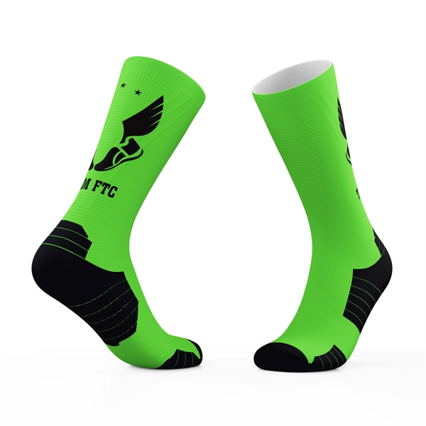 Athletic Sustainable Performance Crew Socks, DTG - Athletic Sustainable Performance Crew Socks, DTG - Image 2 of 5