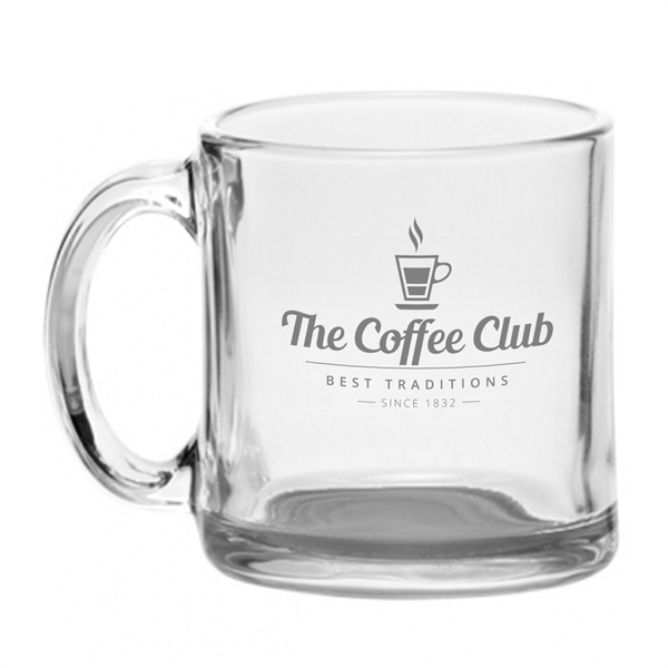 13oz Kona Glass Coffee Mug (1 Color) - 13oz Kona Glass Coffee Mug (1 Color) - Image 1 of 1